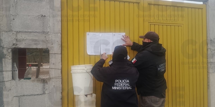 AUTORIDADES CLAUSURAN NUEVE PUNTOS ESTRATÉGICOS DE HUACHICOLEO EN LA CARRETERA 57 S.L.P.-MATEHUALA