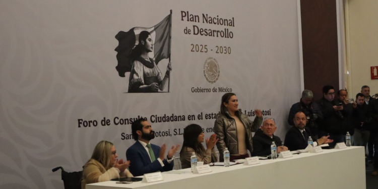 SAN LUIS POTOSÍ PARTICIPA EN LA INTEGRACIÓN DEL PLAN NACIONAL DE DESARROLLO