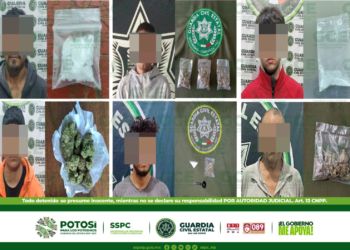 POR LA PROBABLE POSESIÓN DE DROGA, 14 PERSONAS SON DETENIDAS POR GUARDIA CIVIL ESTATAL