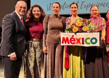 Secretaria de Turismo y Alcalde Galindo inauguran Presentación de Ciudades Patrimonio Mundial en Fitur