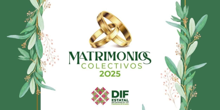 GOBIERNO ESTATAL LANZA CONVOCATORIA DE MATRIMONIOS COLECTIVOS 2025