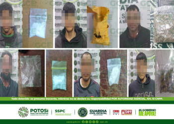POR LA PROBABLE POSESIÓN DE ESTUPEFACIENTES, 27 PERSONAS SON DETENIDAS POR LA GUARDIA CIVIL ESTATAL