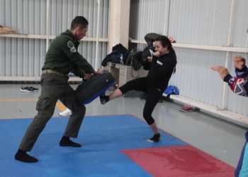 ACADEMIA ESTATAL DE SEGURIDAD IMPARTE TALLER DE DEFENSA PERSONAL A PERIODISTAS POTOSINOS