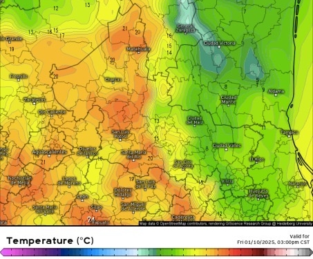 PRONOSTICAN NUEVO DESCENSO DE TEMPERATURAS EN SAN LUIS POTOSÍ