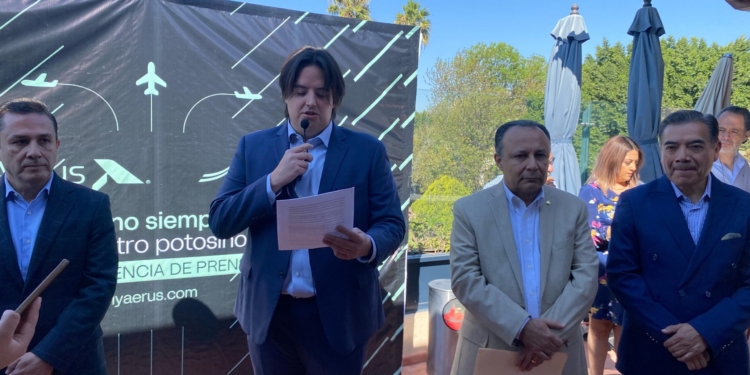*Aerus anuncia nueva ruta de San Luis Potosí a Ciudad de México*