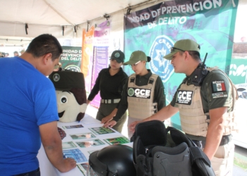 CON FERIAS DE SEGURIDAD, GUARDIA CIVIL ESTATAL REFUERZA ACERCAMIENTO CON LA POBLACIÓN