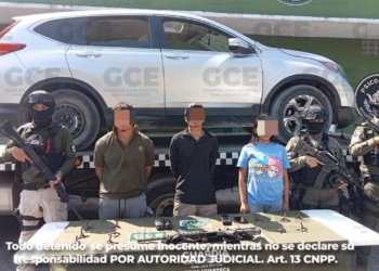 EN CIUDAD VALLES GUARDIA CIVIL ESTATAL DESARTICULA PRESUNTA CÉLULA CRIMINAL PROVENIENTE DE MATAMOROS, TAMAULIPAS