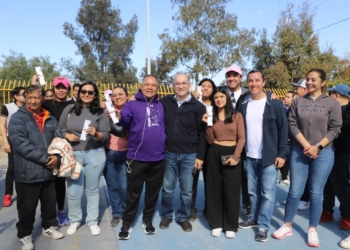 Seguridad a espacios públicos en la Juan Sarabia, anuncia Alcalde Galindo