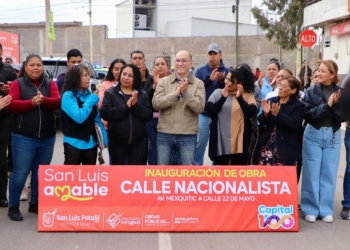 Nueva vialidad entrega Alcalde Galinfo en la Colomia El Rosedal
