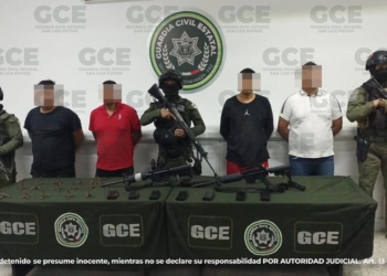 PRESUNTOS INTEGRANTES DE GRUPO DELICTIVO SON CAPTURADOS POR LA GUARDIA CIVIL ESTATAL