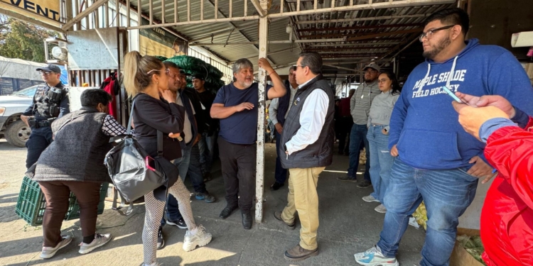 Operativo conjunto entre Gobierno de la Capital y Patronato del Centro de Abastos de SLP