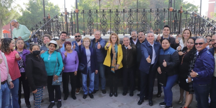 Con “Capital al 100”, Ayuntamiento de SLP embellece emblemático jardín de San Sebastián