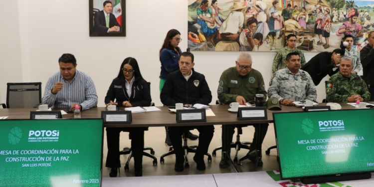 Plan Integral de Seguridad establecido en las cuatro regiones de San Luis Potosí,