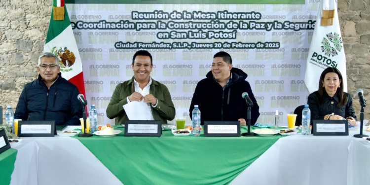 GOBIERNO DEL ESTADO REALIZA MESA ITINERANTE DE SEGURIDAD EN LA REGIÓN MEDIA