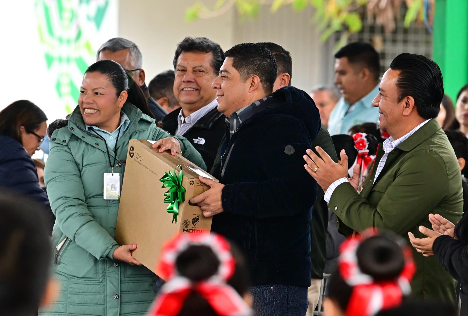 RICARDO GALLARDO ENTREGA NUEVAS AULAS Y REHABILITACIÓN DE ESCUELA EN RIOVERDE