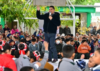 RICARDO GALLARDO ENTREGA NUEVAS AULAS Y REHABILITACIÓN DE ESCUELA EN RIOVERDE