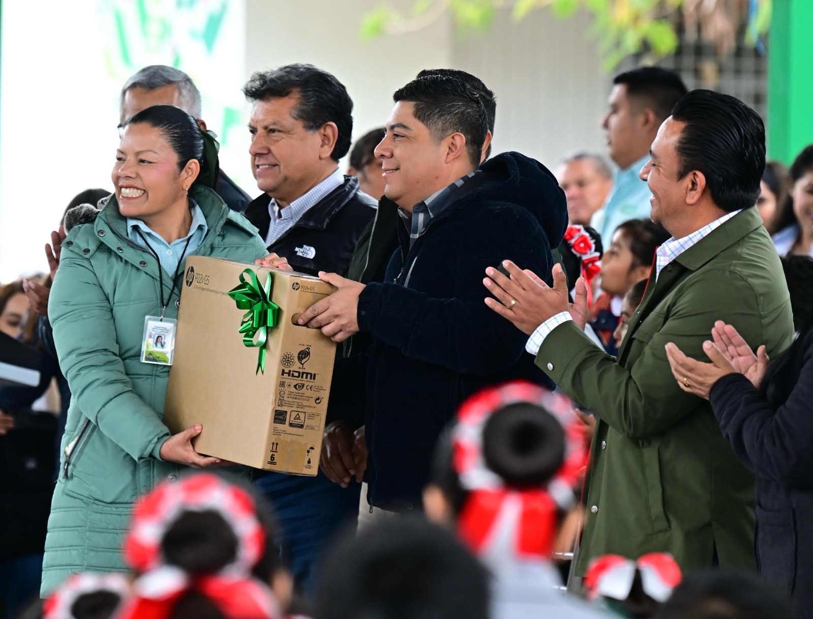 RICARDO GALLARDO ENTREGA NUEVAS AULAS Y REHABILITACIÓN DE ESCUELA EN RIOVERDE
