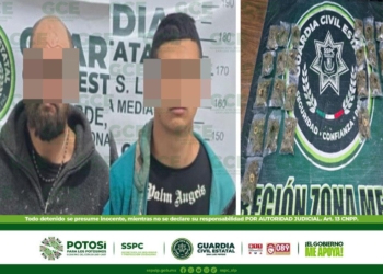 CUATRO PRESUNTOS VENDEDORES DE DROGA SON CAPTURADOS POR GUARDIA CIVIL ESTATAL EN LAS ÚLTIMAS 24 HORAS