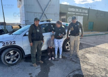 UNIDAD DE GÉNERO DE GUARDIA CIVIL ESTATAL AUXILIA A DOS MENORES, UNO EXTRAVIADO Y UNA MÁS PRESUNTA VÍCTIMA DE VIOLENCIA