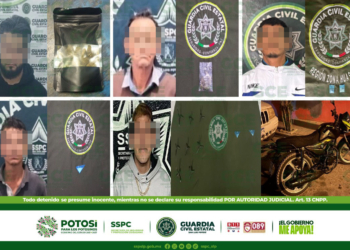 POR LA POSESIÓN DE ESTUPEFACIENTES, 21 PERSONAS SON DETENIDAS POR GUARDIA CIVIL ESTATAL