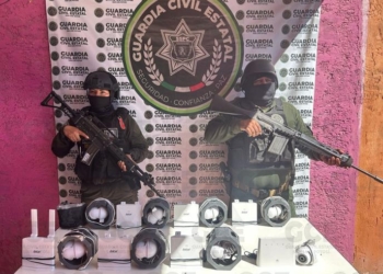 GUARDIA CIVIL ESTATAL DESMANTELA REDES DE VIDEOVIGILANCIA CRIMINAL EN VENADO Y SOLEDAD DE GRACIANO SÁNCHEZ, EN COLABORACIÓN CON LA GUARDIA CIVIL MUNICIPAL