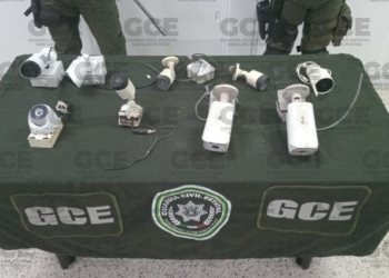 GUARDIA CIVIL ESTATAL EN COORDINACIÓN CON C5i2 DESMANTELAN RED DE VIGILANCIA CRIMINAL EN LA CAPITAL POTOSINA