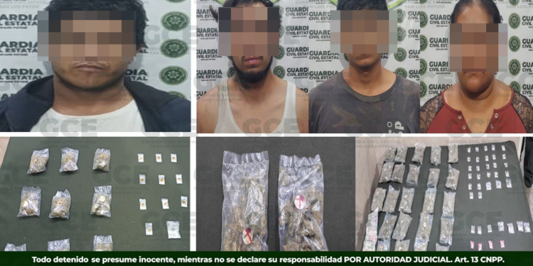 GUARDIA CIVIL ESTATAL DETIENE A 11 PERSONAS POR DELITOS CONTRA LA SALUD