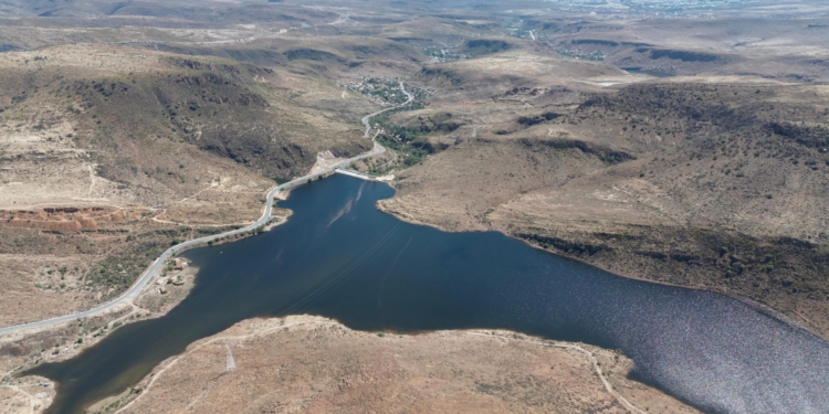 PRESA DEL PEAJE CON BUEN NIVEL DE CAPTACIÓN TRAS LLUVIAS EN SLP