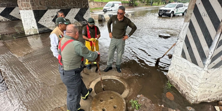 PROTECCIÓN CIVIL ESTATAL RECORRE ZONAS AFECTADAS POR LLUVIAS