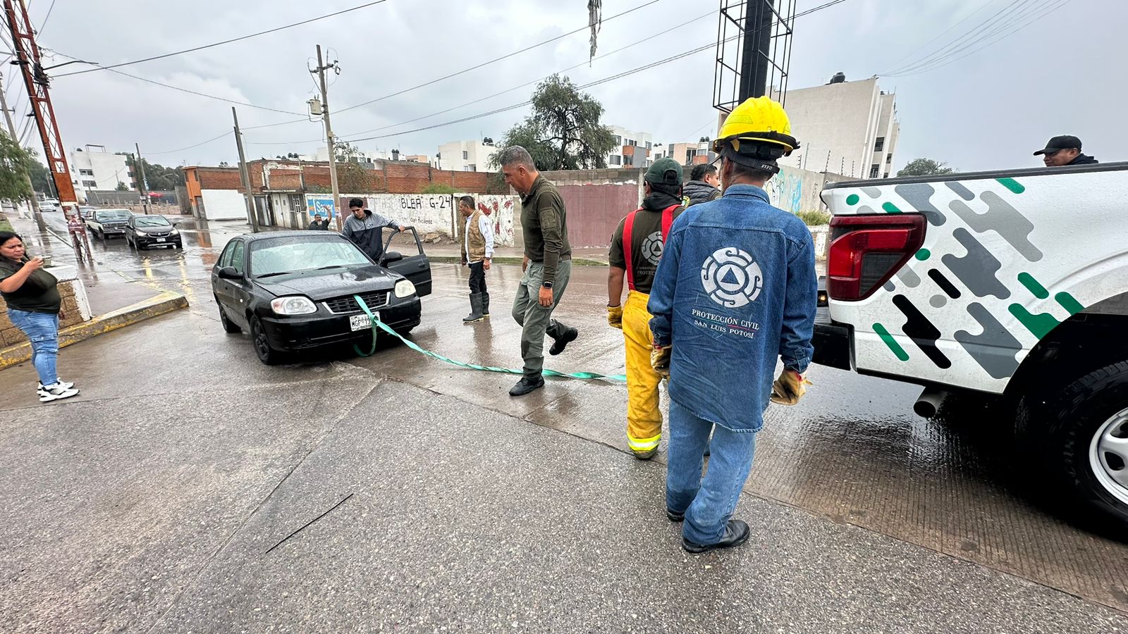 PROTECCIÓN CIVIL ESTATAL RECORRE ZONAS AFECTADAS POR LLUVIAS