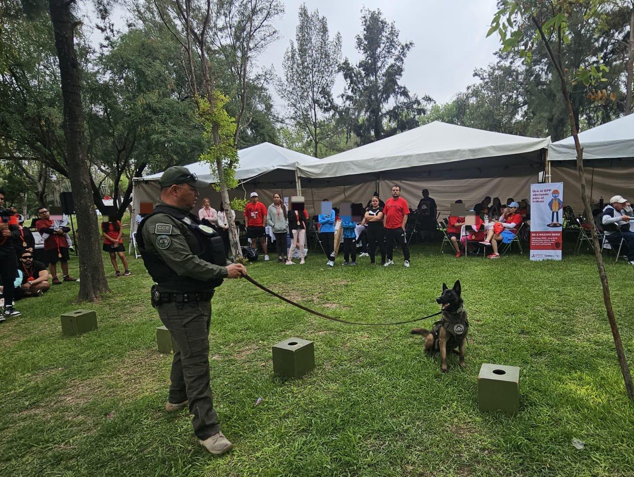 CONTINÚA EL TRABAJO DE PROXIMIDAD SOCIAL POR PARTE DEL AGRUPAMIENTO K9 DE LA SECRETARÍA DE SEGURIDAD ESTATAL