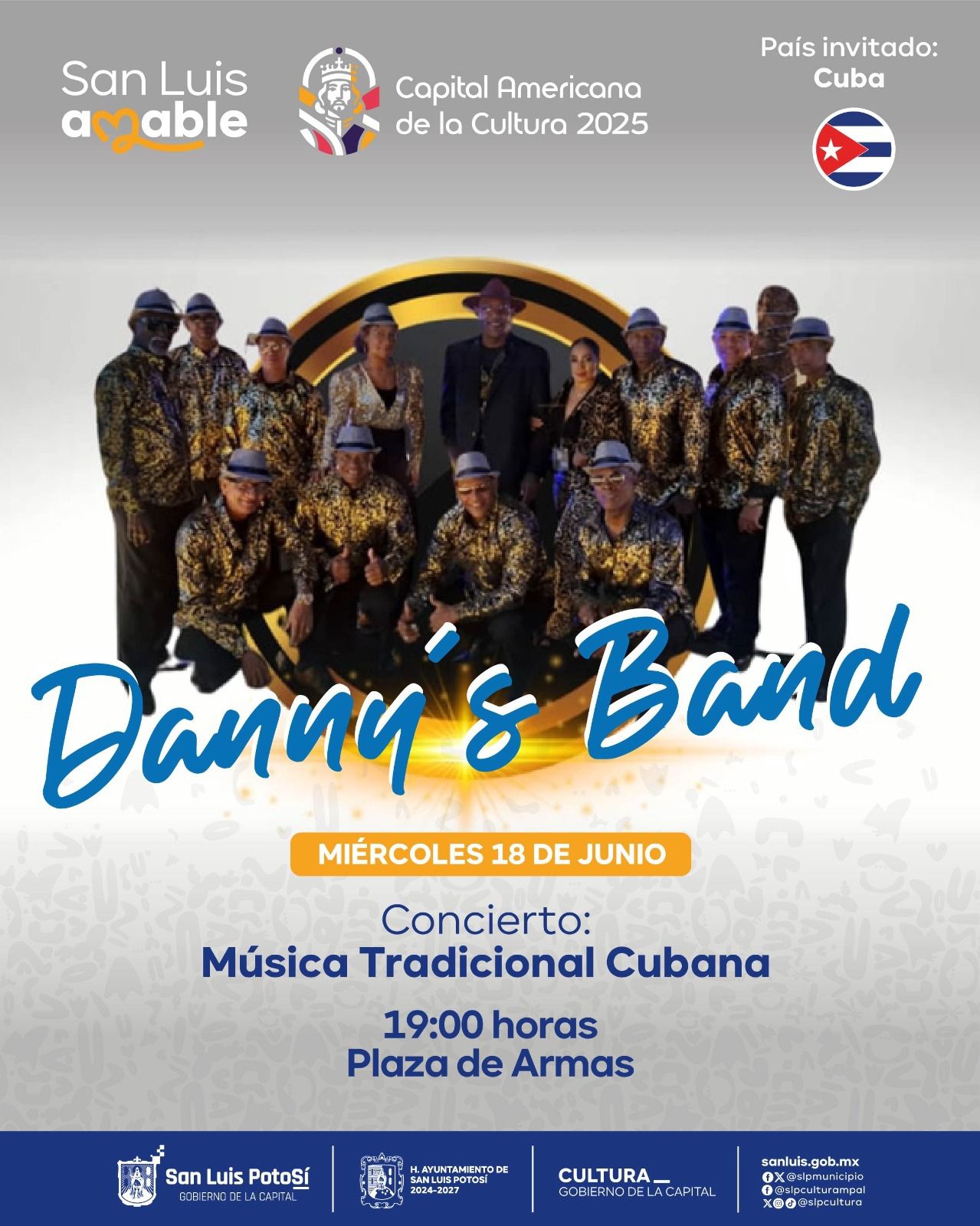 Conversatorio con “Formell y los Van Van”, dentro de Capital Americana de la Cultura