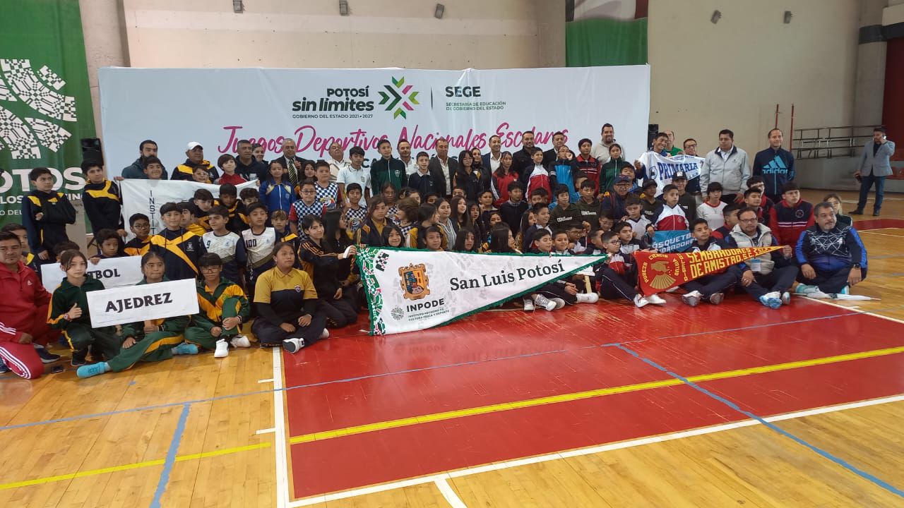 GOBIERNO ESTATAL IMPULSA TALENTO POTOSINO EN JUEGOS NACIONALES DE EDUCACIÓN BÁSICA