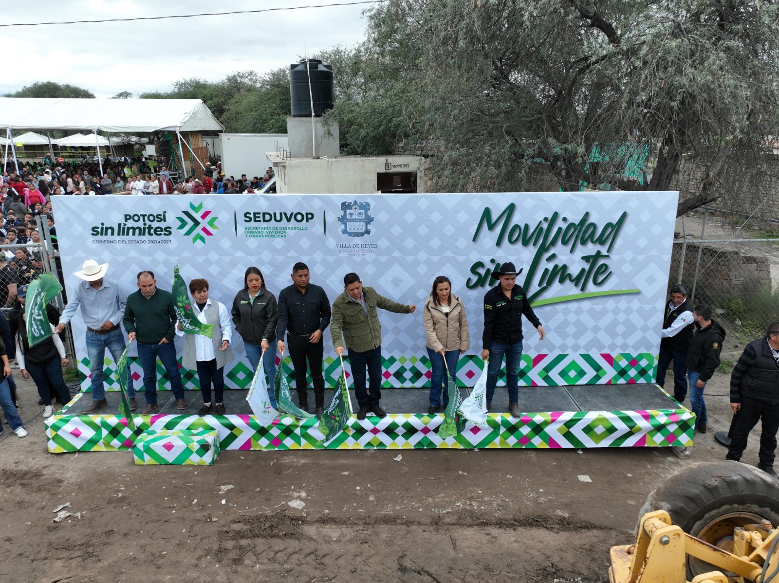 RICARDO GALLARDO ANUNCIA SEGURIDAD Y MÁS INFRAESTRUCTURA A VILLA DE REYES