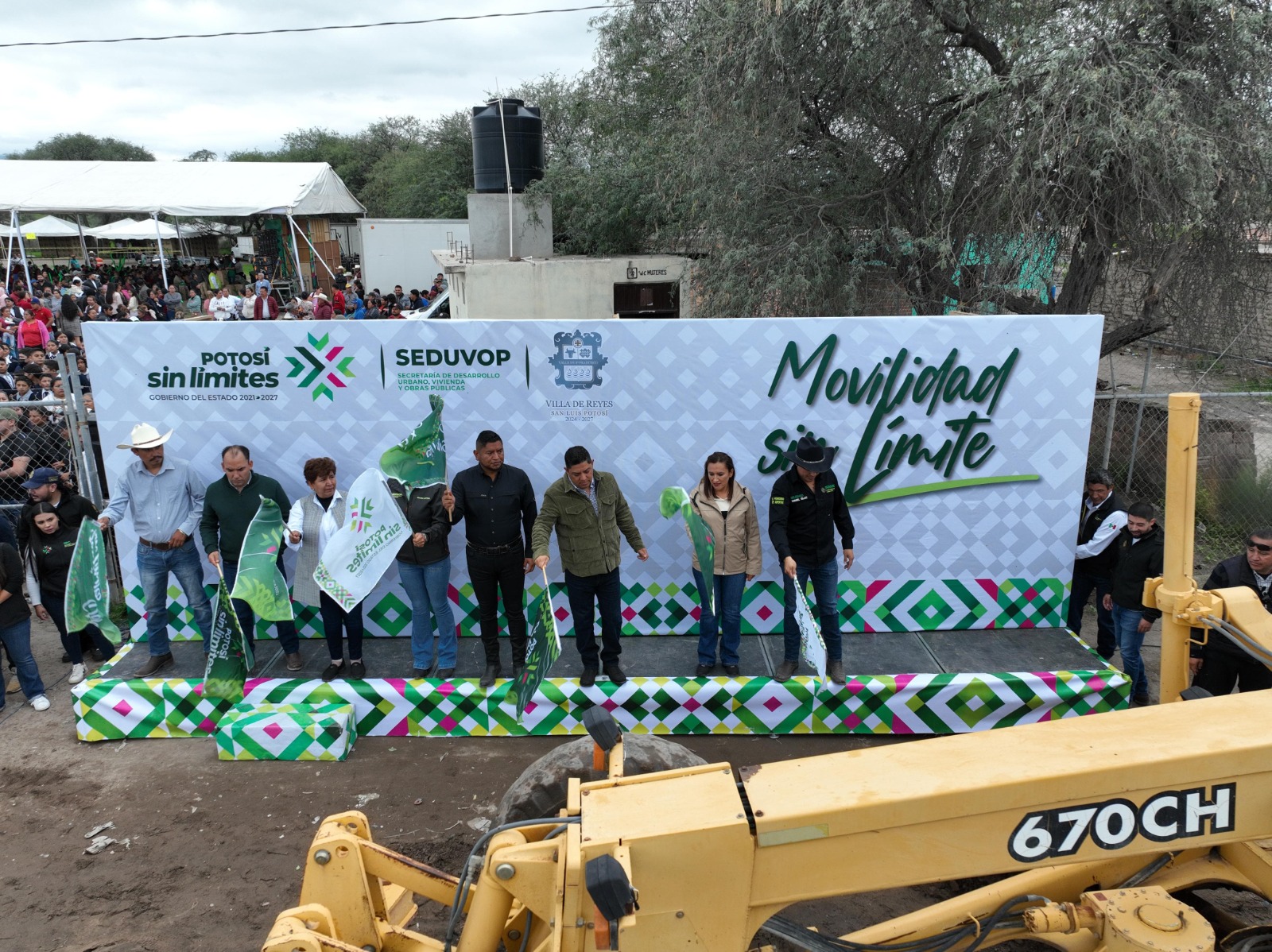 RICARDO GALLARDO ANUNCIA SEGURIDAD Y MÁS INFRAESTRUCTURA A VILLA DE REYES