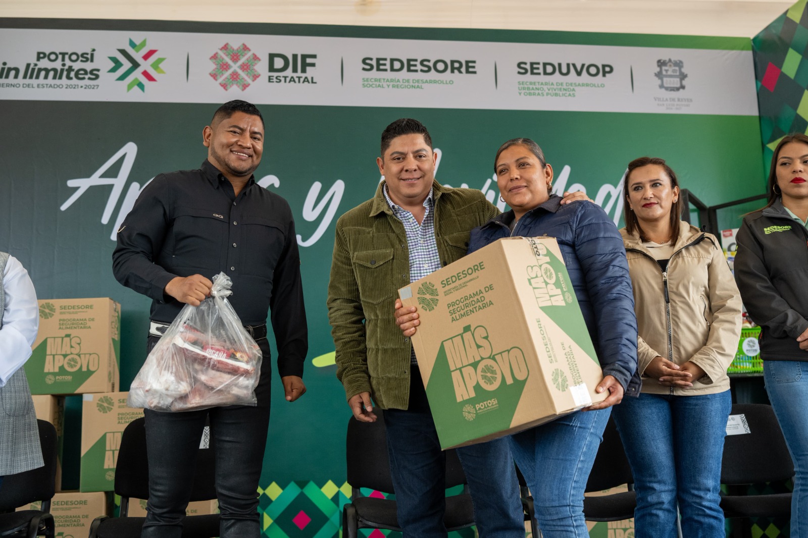 RICARDO GALLARDO ANUNCIA SEGURIDAD Y MÁS INFRAESTRUCTURA A VILLA DE REYES