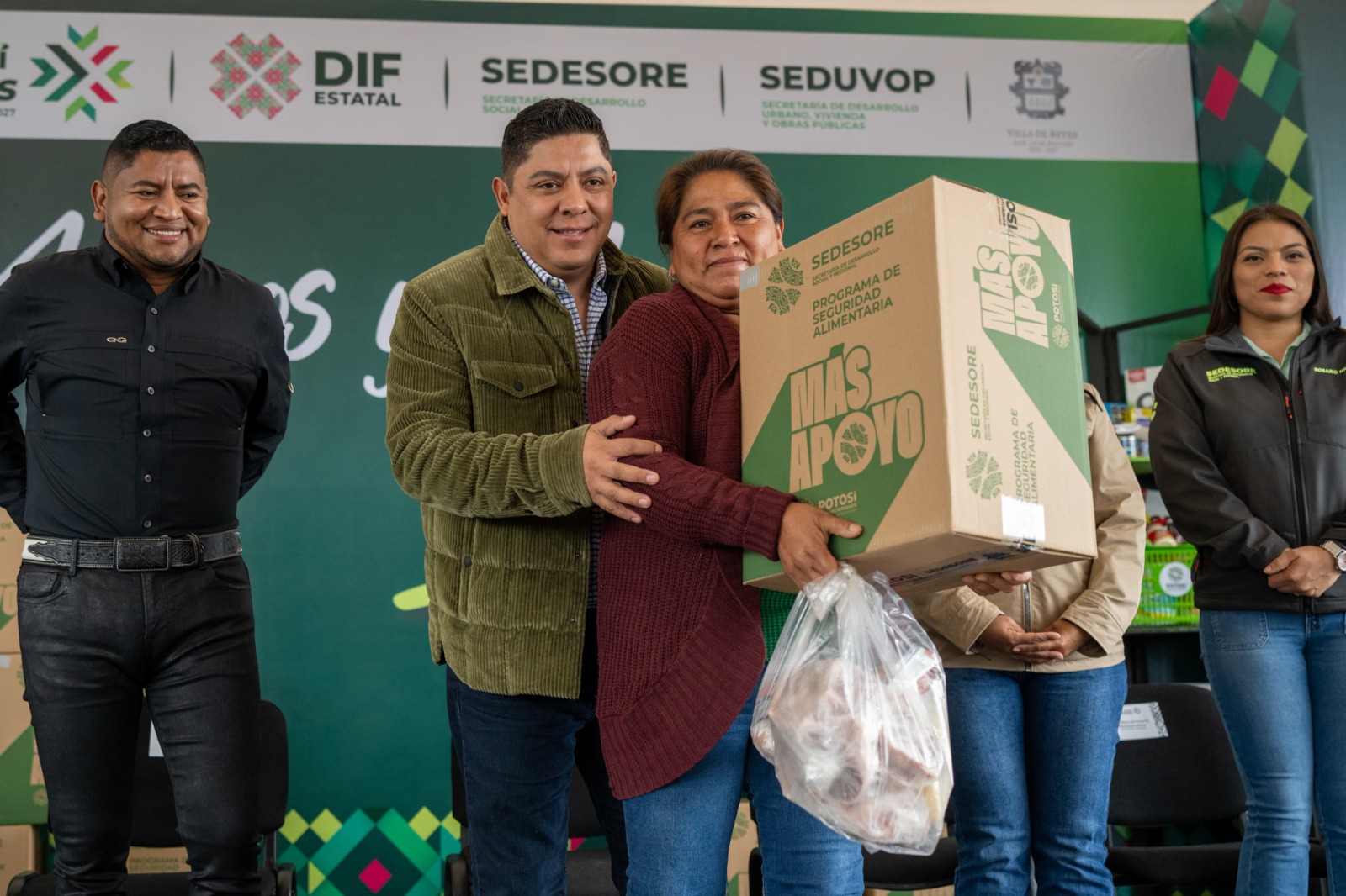 RICARDO GALLARDO ANUNCIA SEGURIDAD Y MÁS INFRAESTRUCTURA A VILLA DE REYES