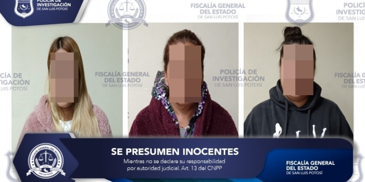 *TRAS DELITOS CONTRA SERVIDORES PÚBLICOS Y LESIONES FUERON ASEGURAS POR FGESLP TRES MUJERES*