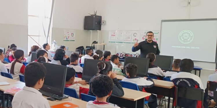 SSPCE REFUERZA PREVENCIÓN DEL DELITO EN PLANTELES ESCOLARES DE LA CAPITAL POTOSINA