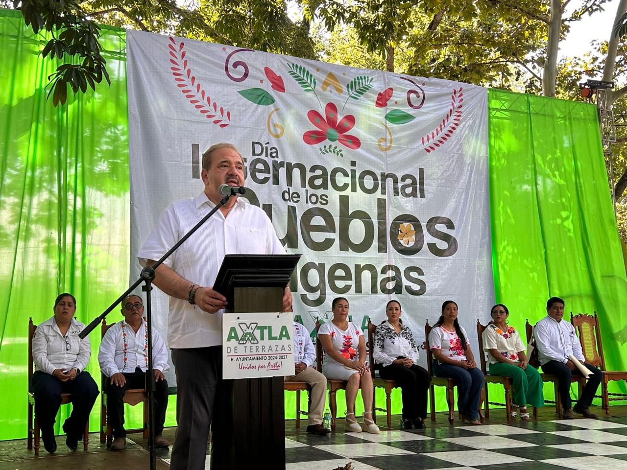 CONMEMORAN DIA DE LOS PUEBLOS INDIGENAS EN AXTLA DE TERRAZAS