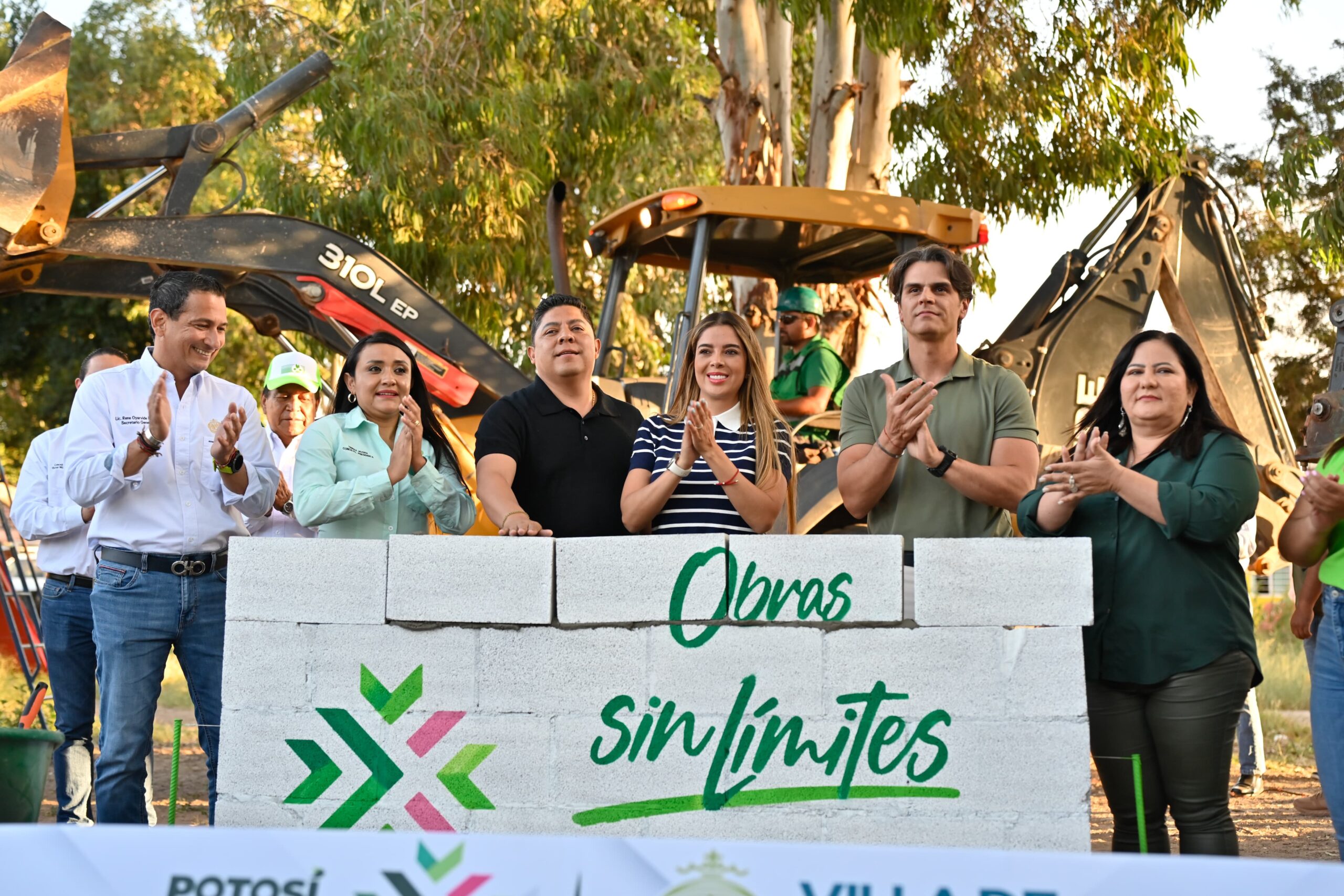 RICARDO GALLARDO LLEVA MÁS OBRA DE INFRAESTRUCTURA A VILLA DE POZOS