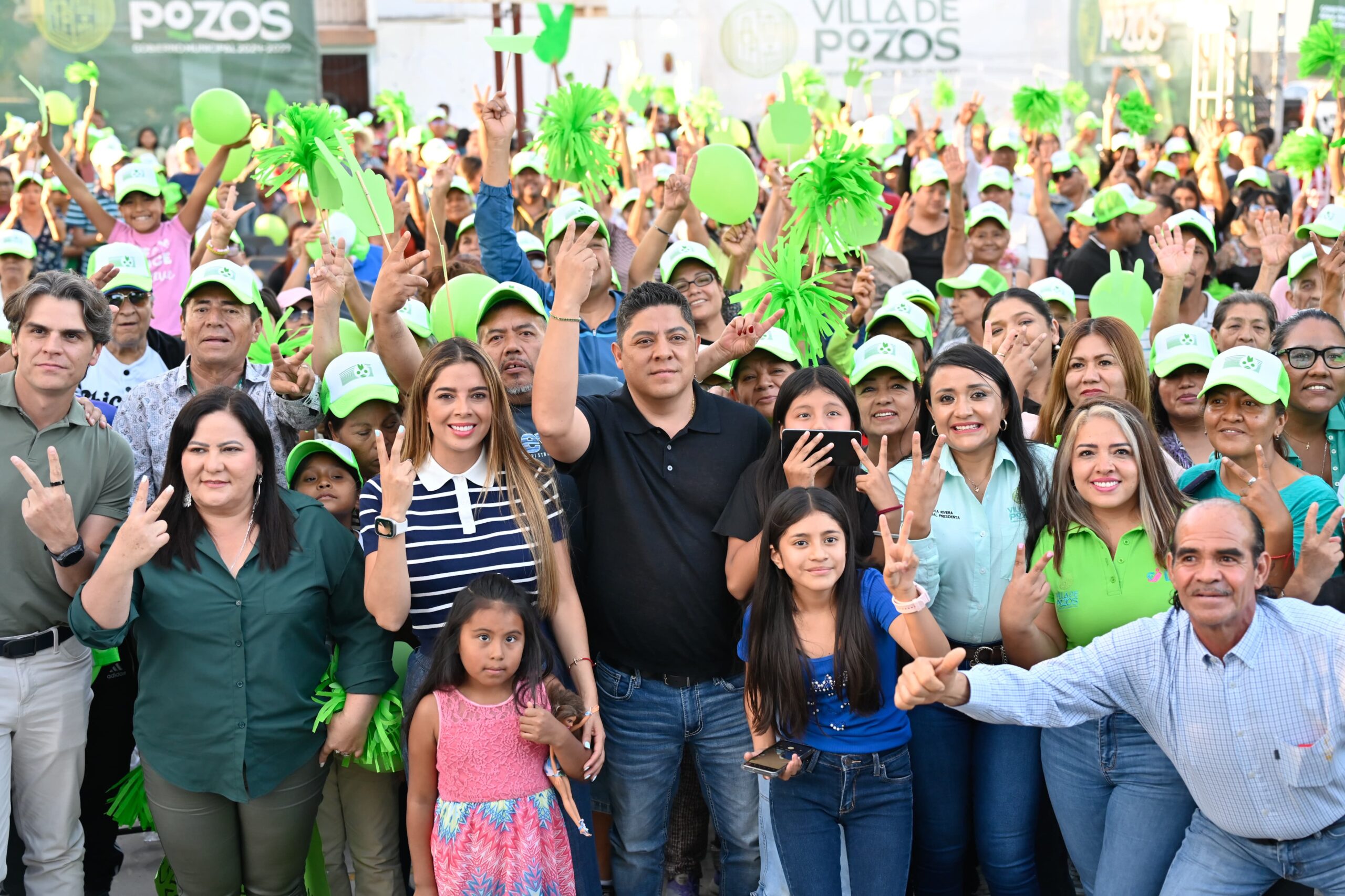 RICARDO GALLARDO LLEVA MÁS OBRA DE INFRAESTRUCTURA A VILLA DE POZOS