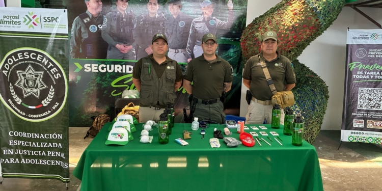 CONTINÚAN LAS ACTIVIDADES DE LA SECRETARÍA DE SEGURIDAD ESTATAL EN FENAPO 2025