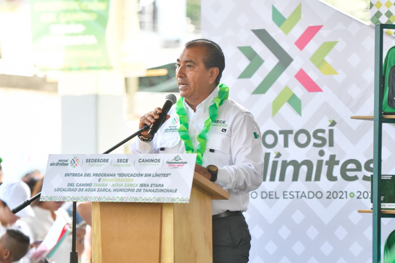 RICARDO GALLARDO RESTITUYE MOVILIDAD Y EQUIDAD EDUCATIVA EN LA HUASTECA