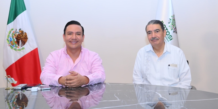 GOBIERNO DEL ESTADO SE REÚNE CON RECTOR DE LA UASLP