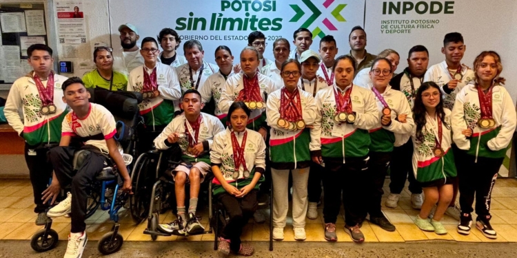 SAN LUIS LOGRA 37 MEDALLAS EN PARANATACIÓN DURANTE PARALIMPIADA NACIONAL