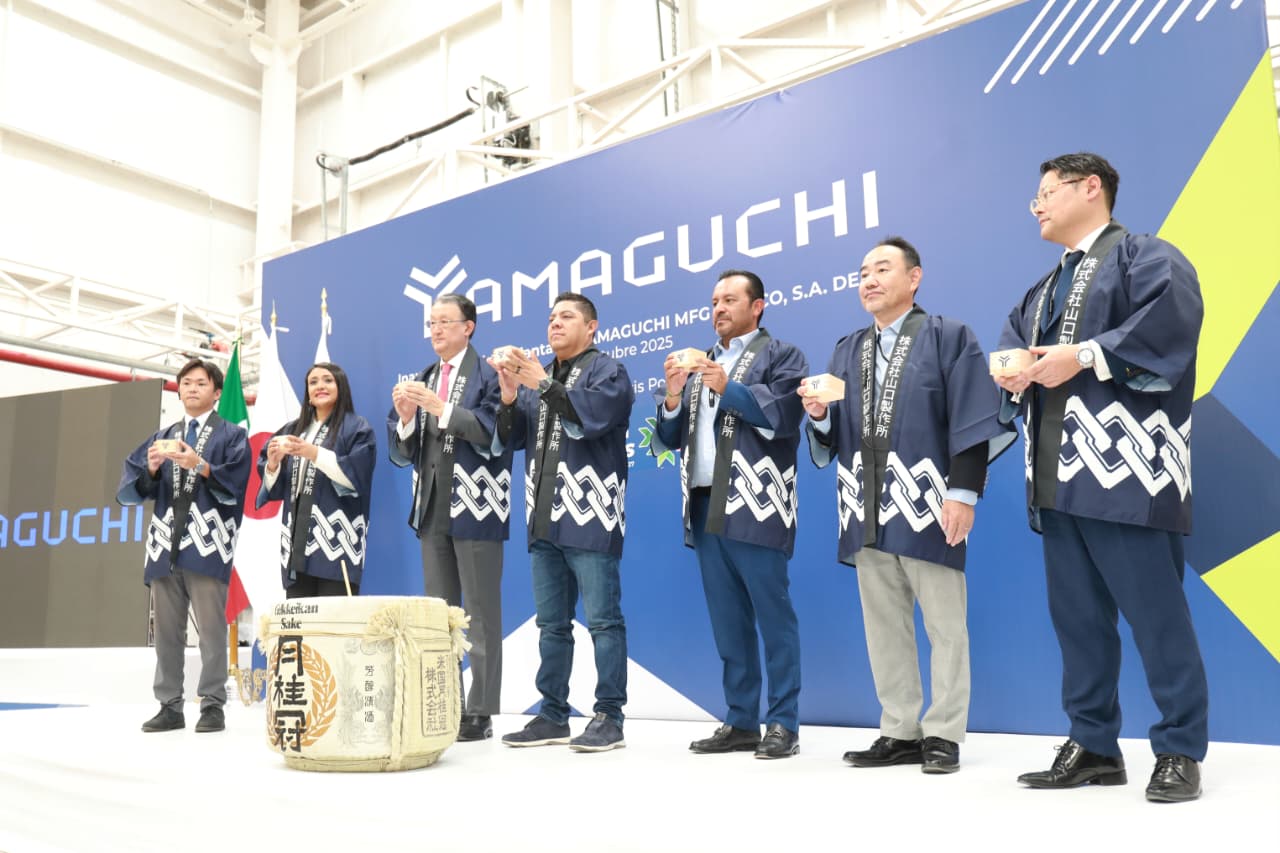 SAN LUIS AVANZA EN ATRACCIÓN DE INVERSIÓN; RICARDO GALLARDO INAUGURA NUEVA PLANTA JAPONESA