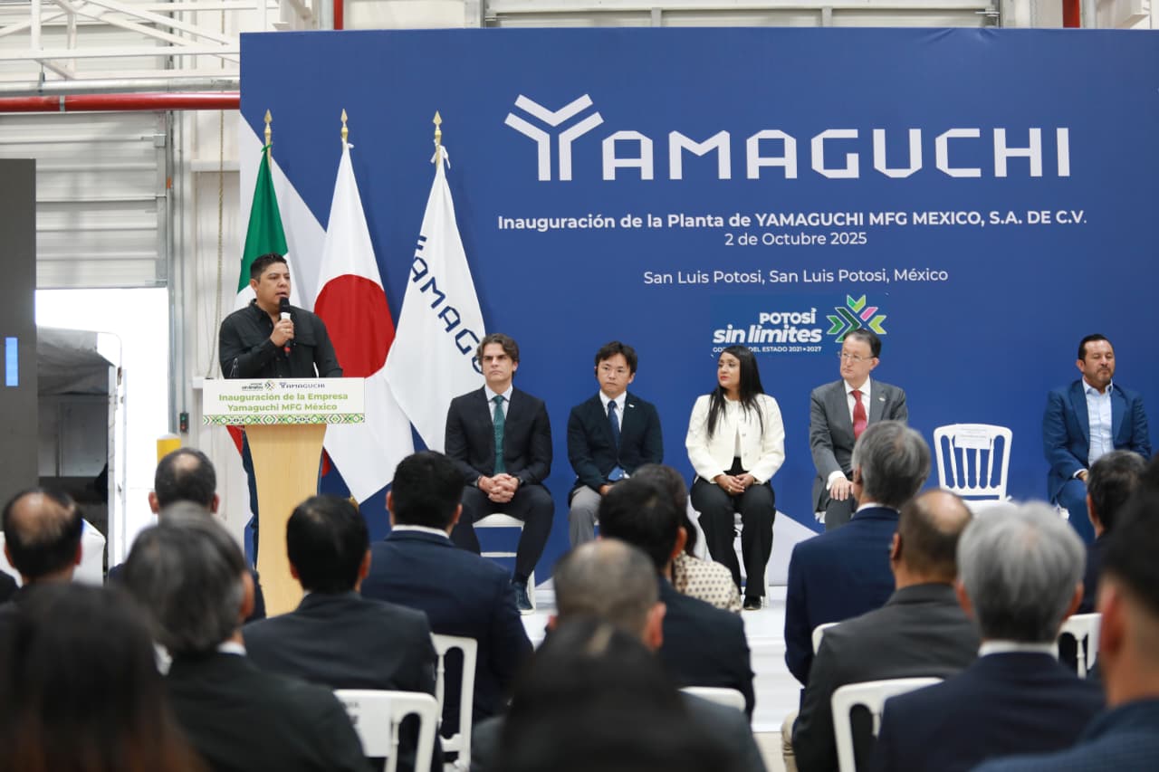 SAN LUIS AVANZA EN ATRACCIÓN DE INVERSIÓN; RICARDO GALLARDO INAUGURA NUEVA PLANTA JAPONESA