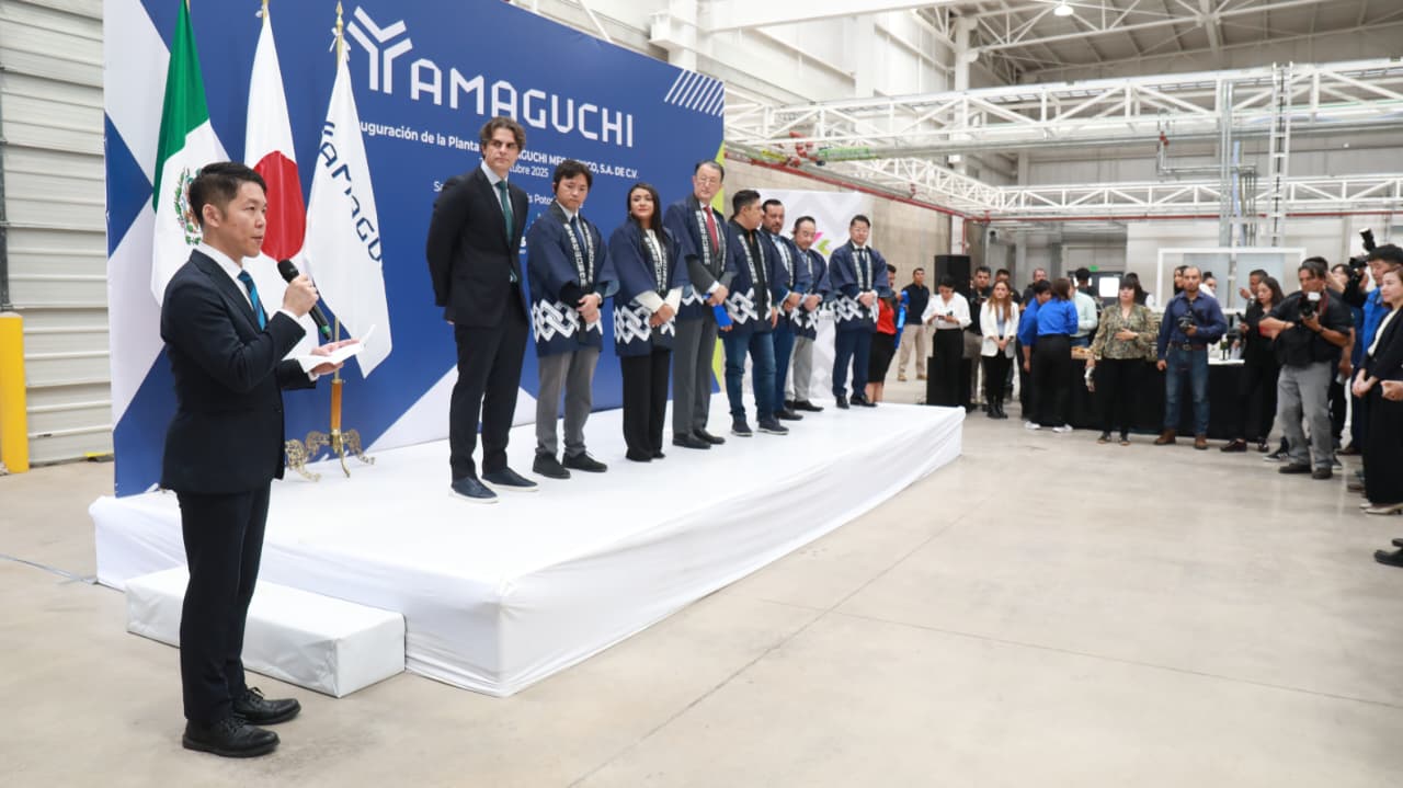 SAN LUIS AVANZA EN ATRACCIÓN DE INVERSIÓN; RICARDO GALLARDO INAUGURA NUEVA PLANTA JAPONESA