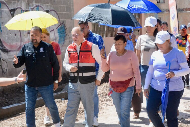 Alcalde Enrique Galindo impulsa histórica modernización de la colonia Mártires de la Revolución